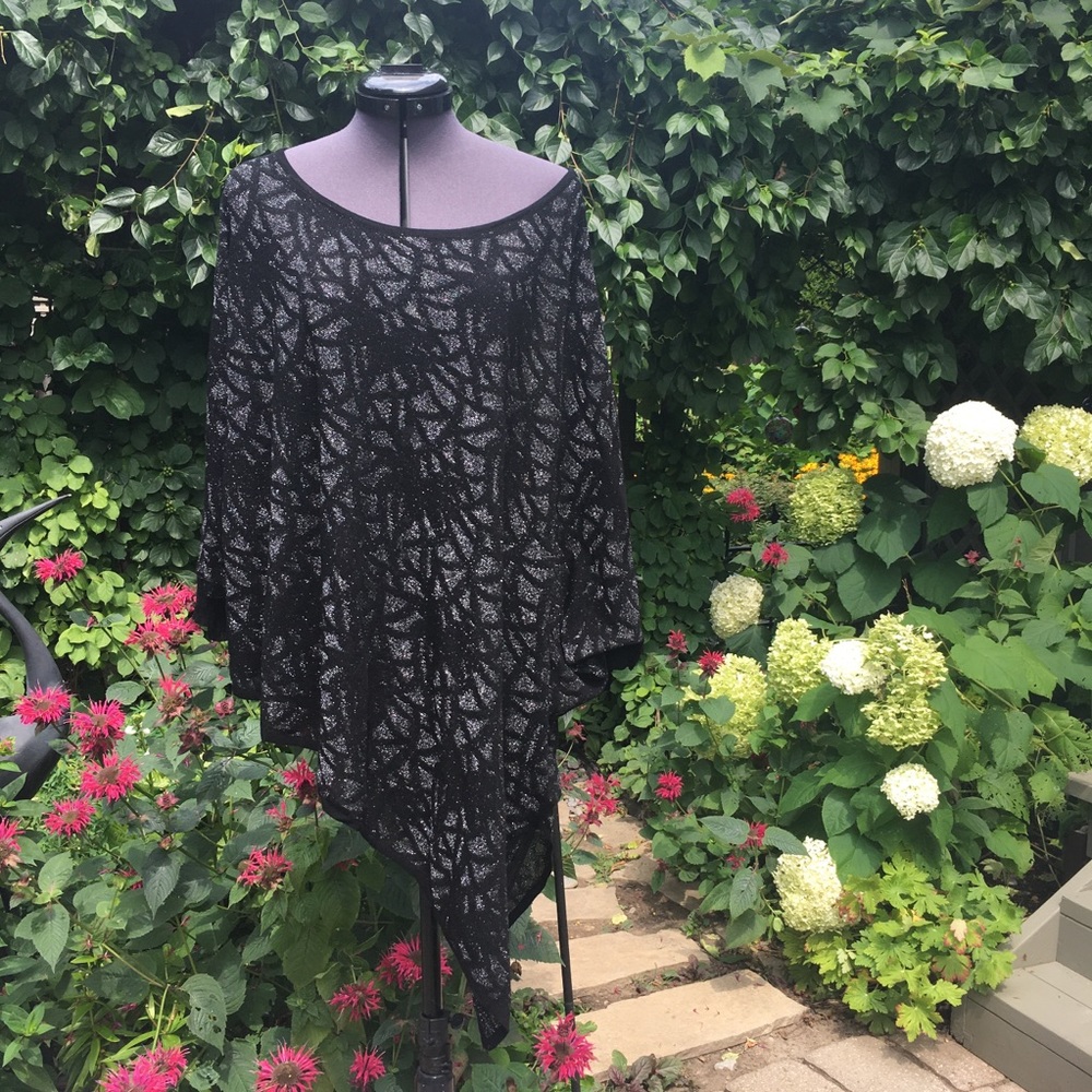 BCBG Maxazria Off Shoulder Asymmetrical Sweater